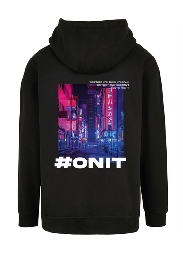 #ONIT Statement Print Oversized Hoody – Tokyo