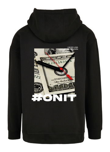 #ONIT Statement Print Oversized Hoody – Time is Money