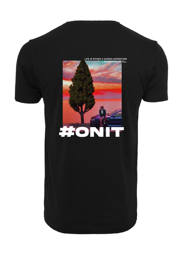 #ONIT Statement Print Oversized T-shirt – Sunset