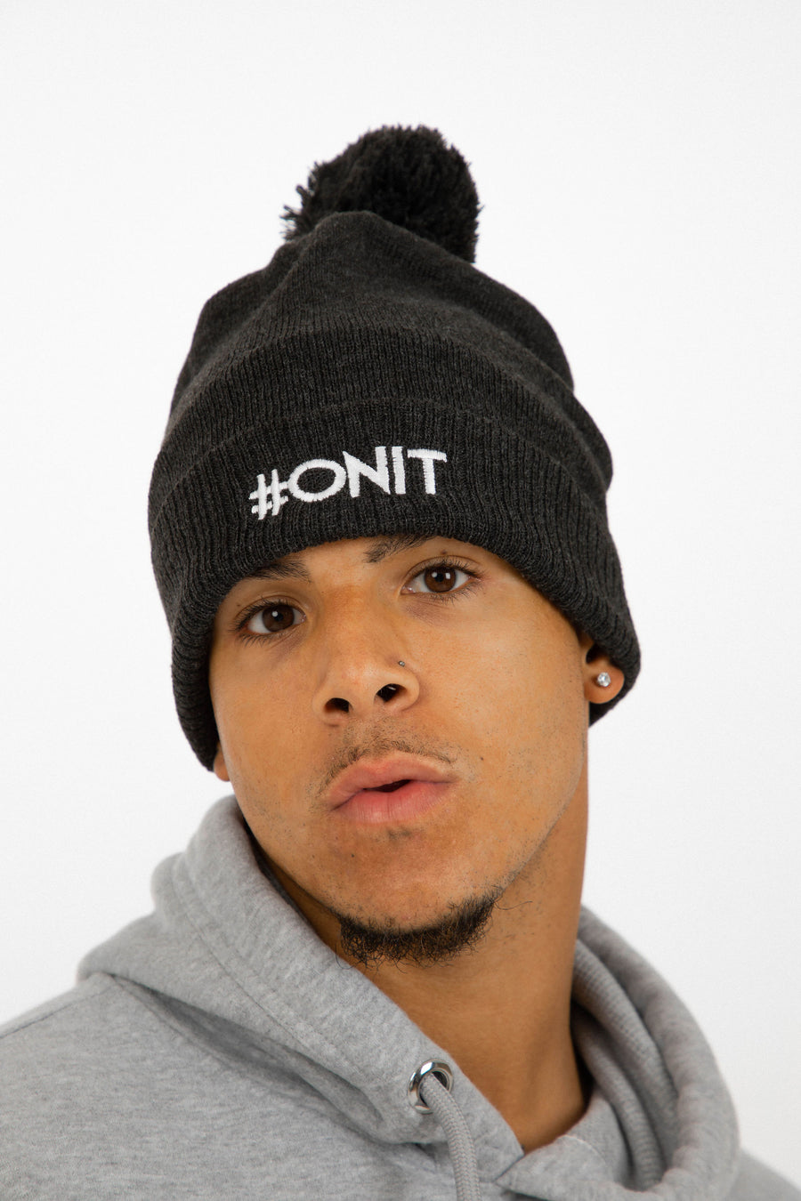 Bobble Beanie - Grey