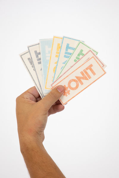 #ONIT Stickers – Calvin’s Car Diary